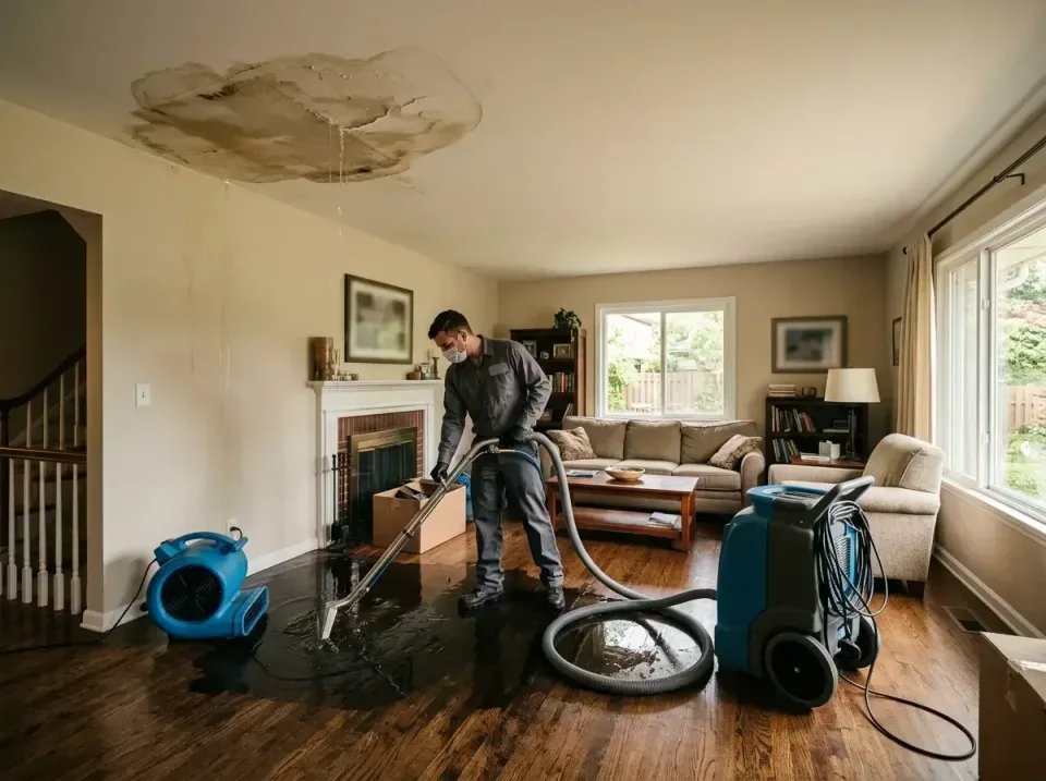 attic-pipe-burst-ceiling-drip-008 — frequently asked questions, Water Damage Restoration & Carpet Care in Fleetwood, PA